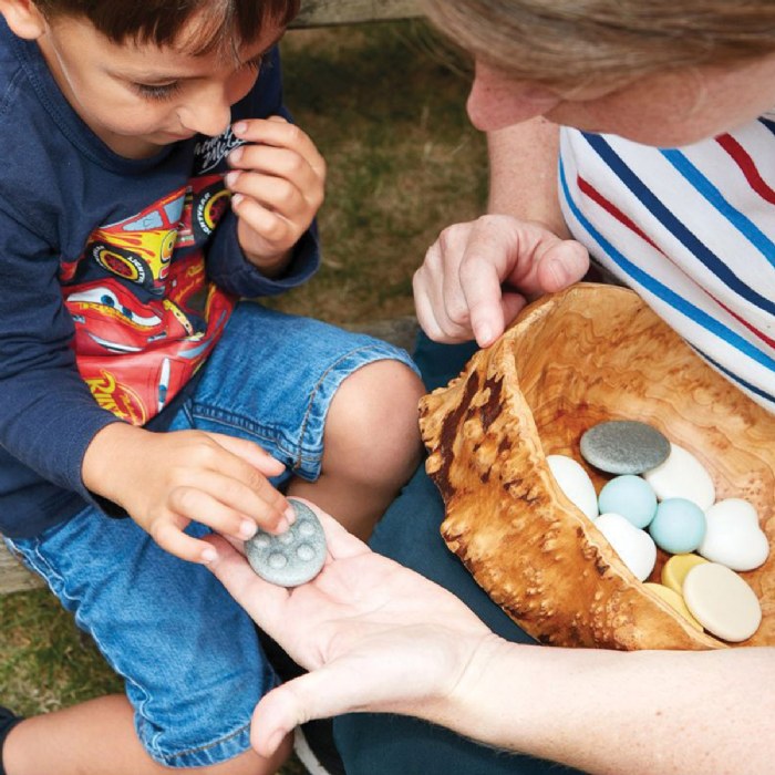 Alternate Image #1 of Sensory Worry Stones - 12 Pieces