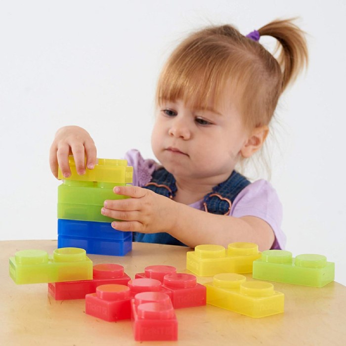 Alternate Image #1 of Soft Transparent Bendable Bricks - 24 Pieces