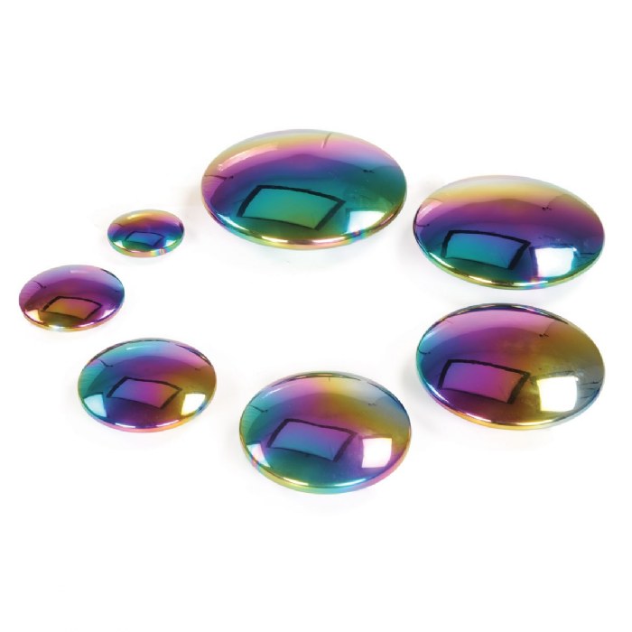 Alternate Image #1 of Sensory Reflective Buttons Color Burst - 7 Pieces
