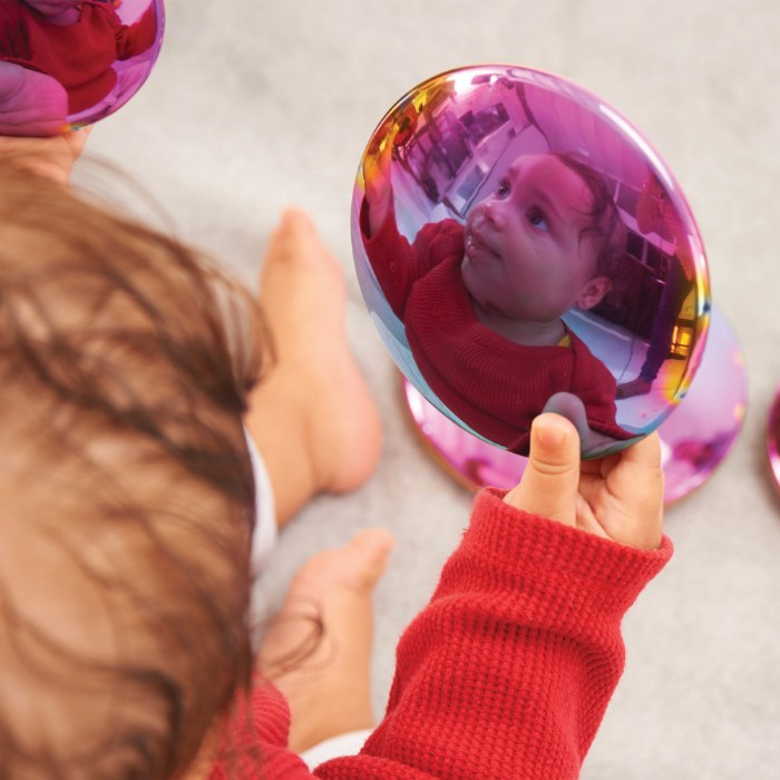 Alternate Image #1 of Sensory Reflective Buttons Color Burst - 7 Pieces