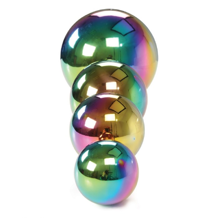 Alternate Image #1 of Sensory Reflective Color Burst Balls - 4 Pieces