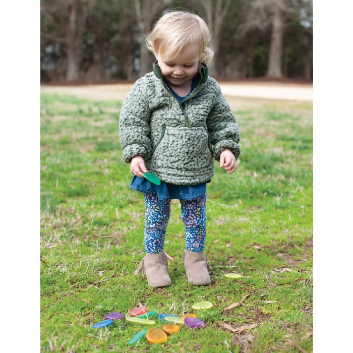 Alternate Image #1 of Clear Jr Rainbow Pebbles - 36 Pieces