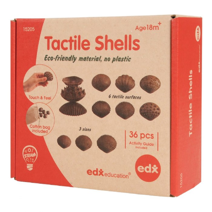 Alternate Image #1 of Tactile Shells - 36 Pieces
