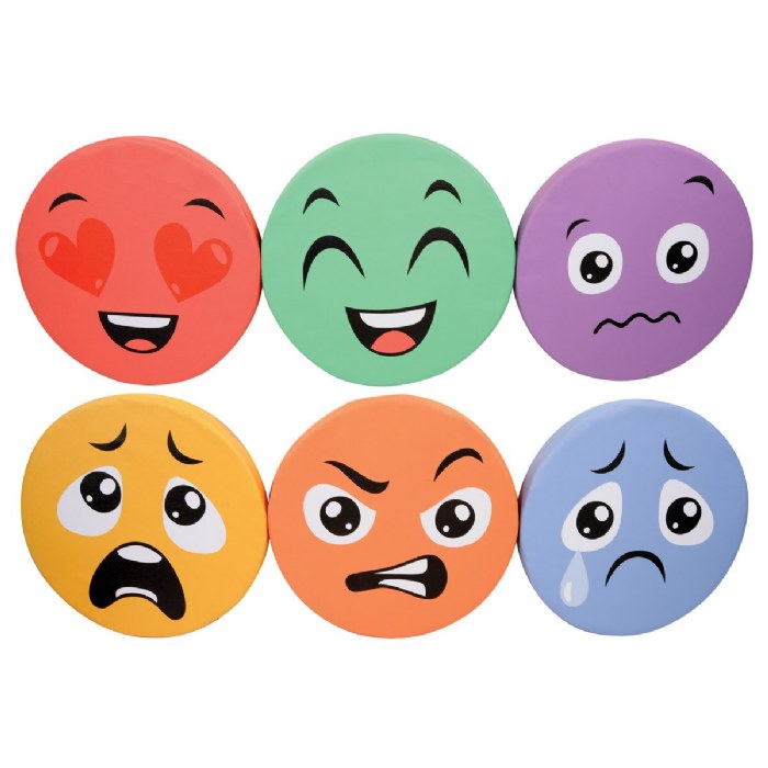 Primary Image of Emotion Floor Cushions - Set of 6