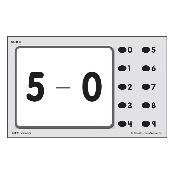 Alternate Image #1 of Power Pen Cards - Subtraction