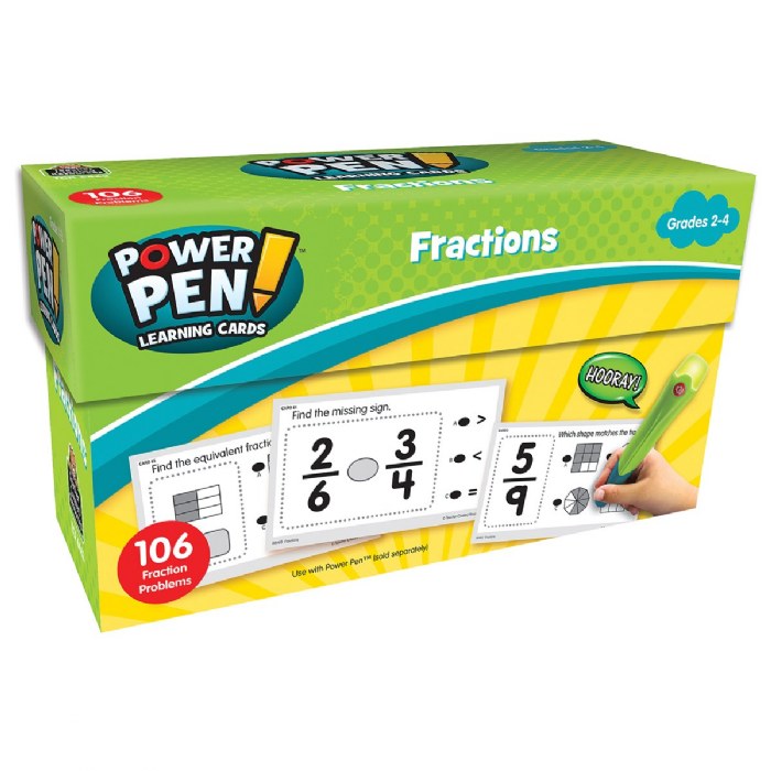 Primary Image of Power Pen Cards - Fractions