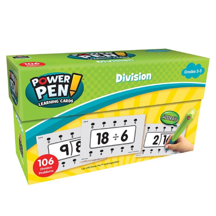 Alternate Image #1 of Power Pen Learning Math Quiz Cards - Set of 7