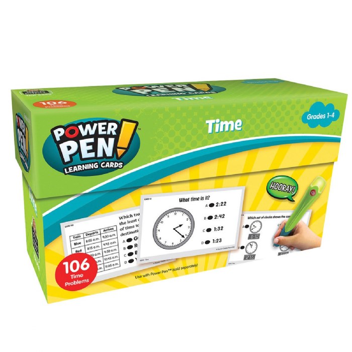 Alternate Image #1 of Power Pen Learning Math Quiz Cards - Set of 7