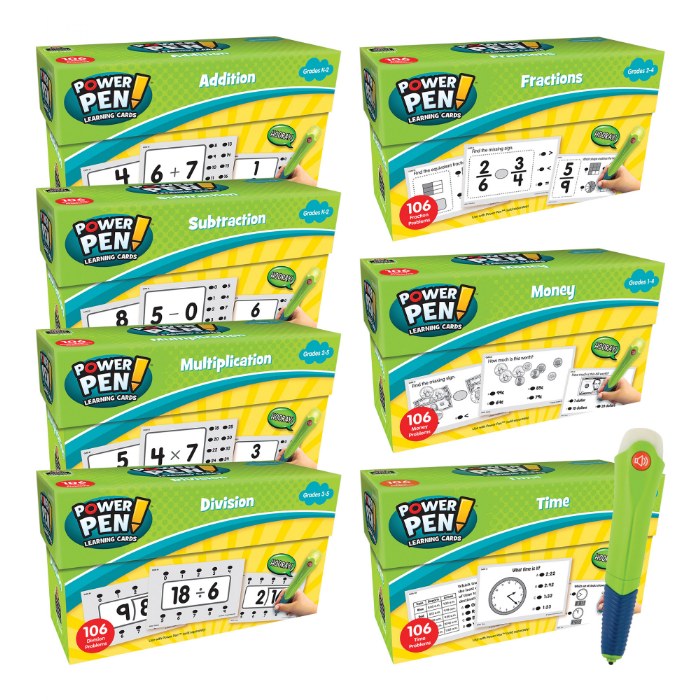 Primary Image of Power Pen Learning Math Quiz Cards & Pen - Set of 7