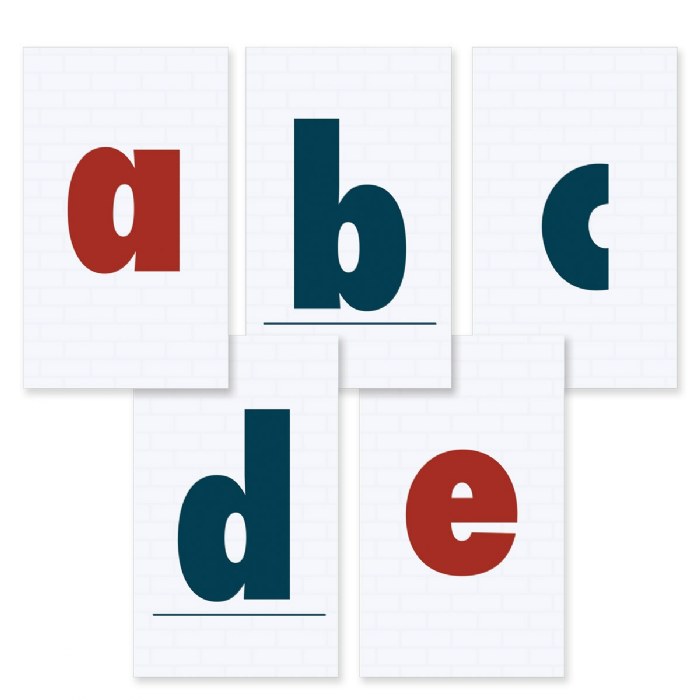 Alternate Image #1 of Alphabet Flashcards Set - Uppercase & Lowercase