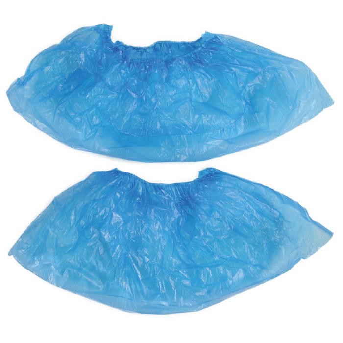 Alternate Image #1 of Blue Shoe Covers - Size XL - Set of 100