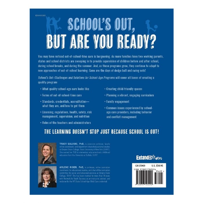 Alternate Image #1 of School's Out: Challenges and Solutions for School-Age Programs - Paperback