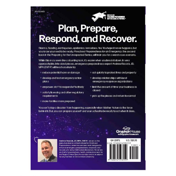 Alternate Image #1 of Preschool Preparedness for an Emergency - Paperback