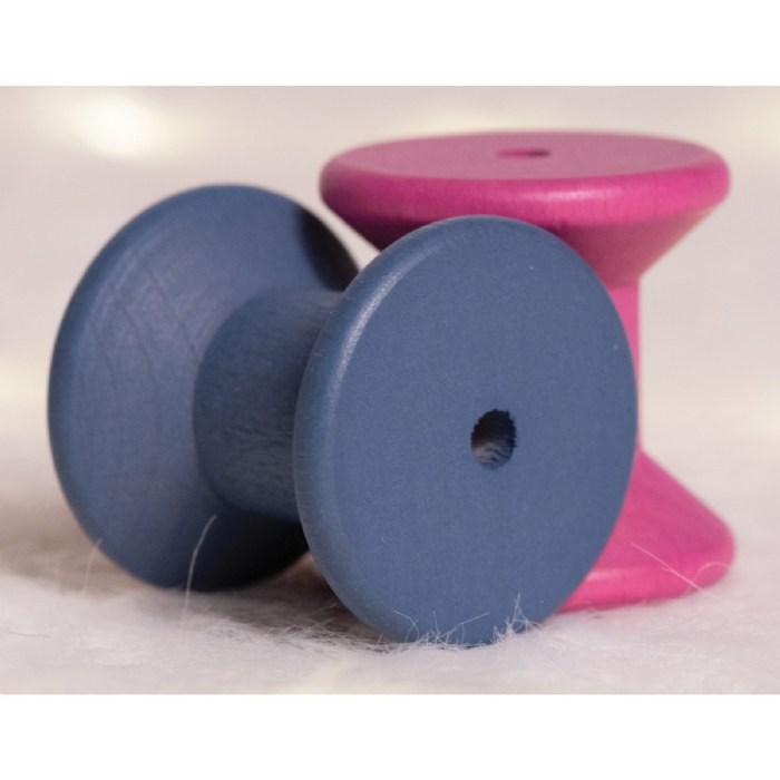 Alternate Image #1 of Rainbow Wood Loose Spools - 21 Pieces