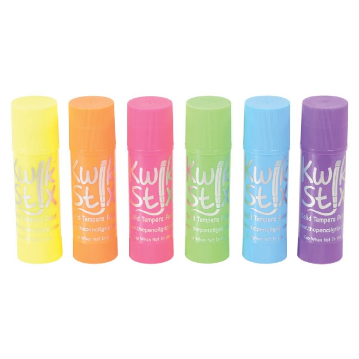 Alternate Image #1 of Toddler Jumbo Kwik Stix Drawing Set - 6 Neon Colors