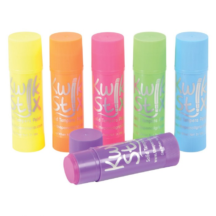 Primary Image of Toddler Jumbo Kwik Stix Drawing Set - 6 Neon Colors