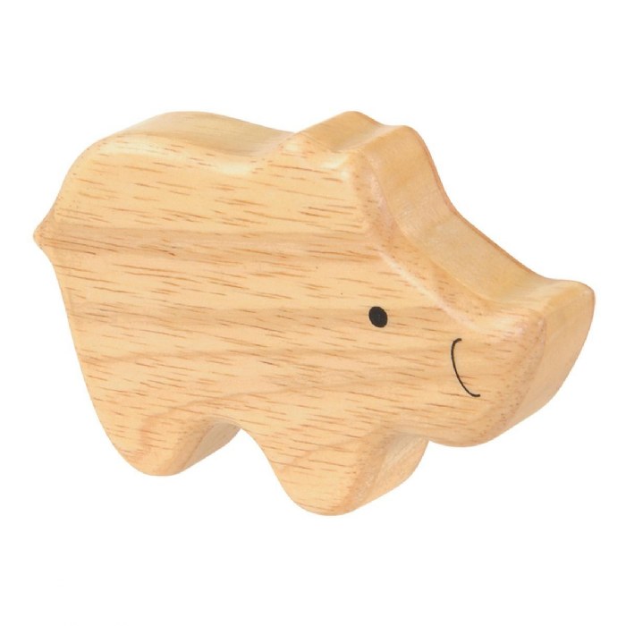Primary Image of Wooden Rhino Shaker
