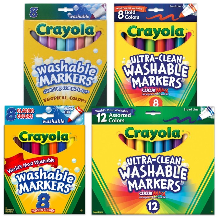 Primary Image of Crayola&reg; Washable Markers - 8 Count & 12 Count Markers - Sets of 10