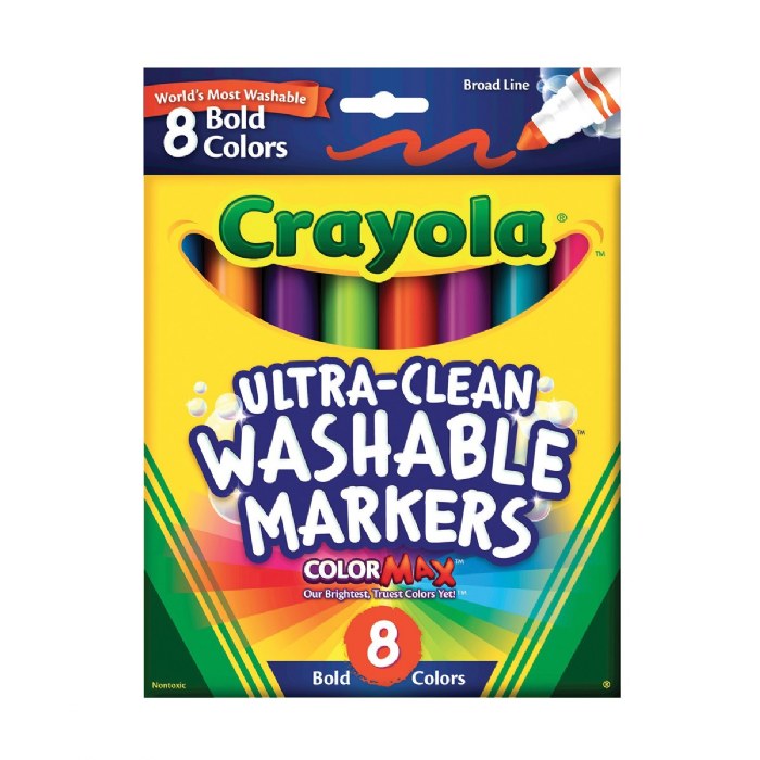 Alternate Image #1 of Crayola&reg; Bold Bright Colors Washable Markers 8 Count - Set of 10