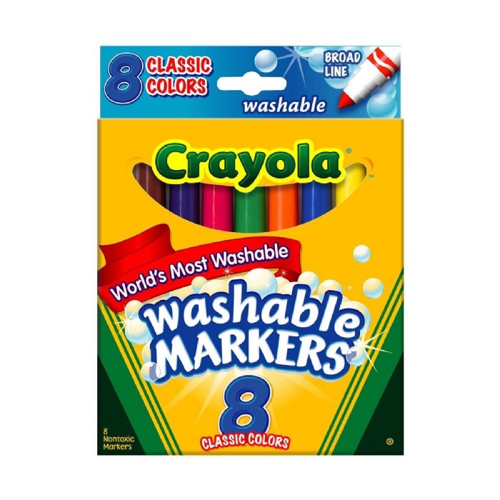 Alternate Image #1 of Crayola&reg; Broad Line Classic Colors Washable Markers 8 Count - Set of 10