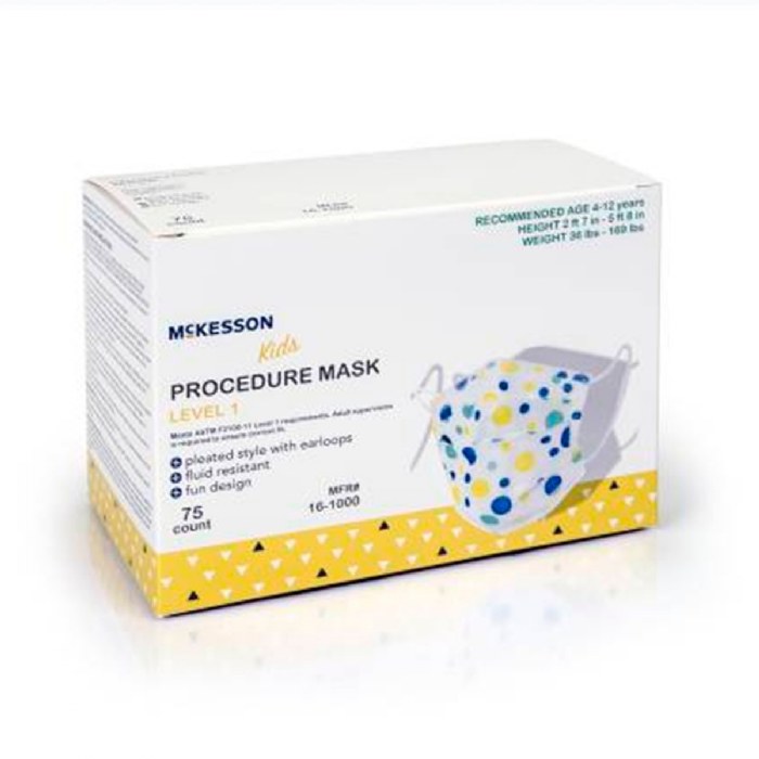 Primary Image of Child-Sized Disposable Face Masks - Box of 75