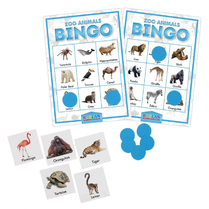 Primary Image of Kaplan Zoo Animals Bingo Learning Game
