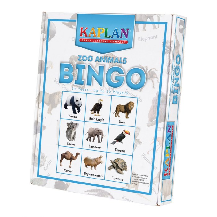 Alternate Image #1 of Kaplan Zoo Animals Bingo Learning Game