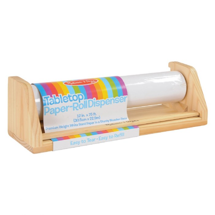Alternate Image #1 of Tabletop Wooden Paper Roll Dispenser