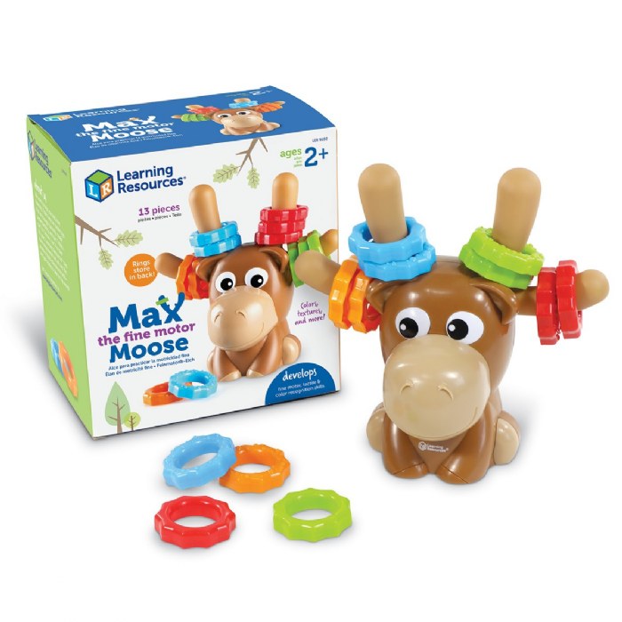 Alternate Image #1 of Max Fine Motor Moose - Color Matching Activity