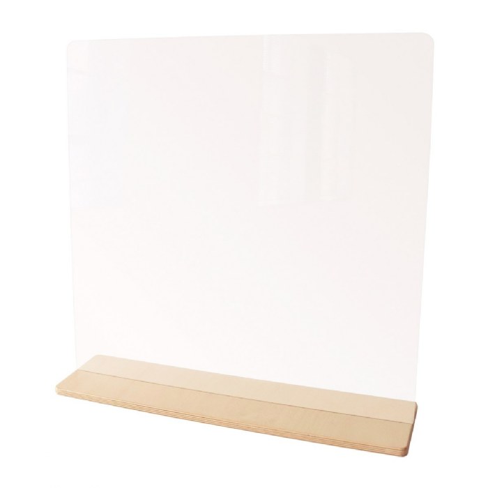 Primary Image of Acrylic Tabletop Partition - 23" Wide