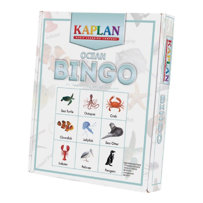 Alternate Image #1 of Kaplan Ocean Bingo Learning Game