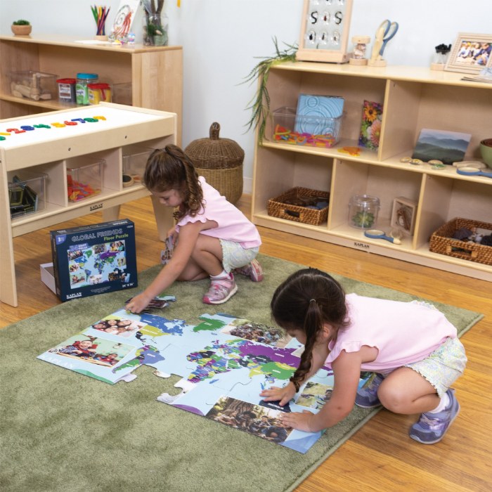 Alternate Image #1 of Global Friends Floor Puzzle - 24 Pieces