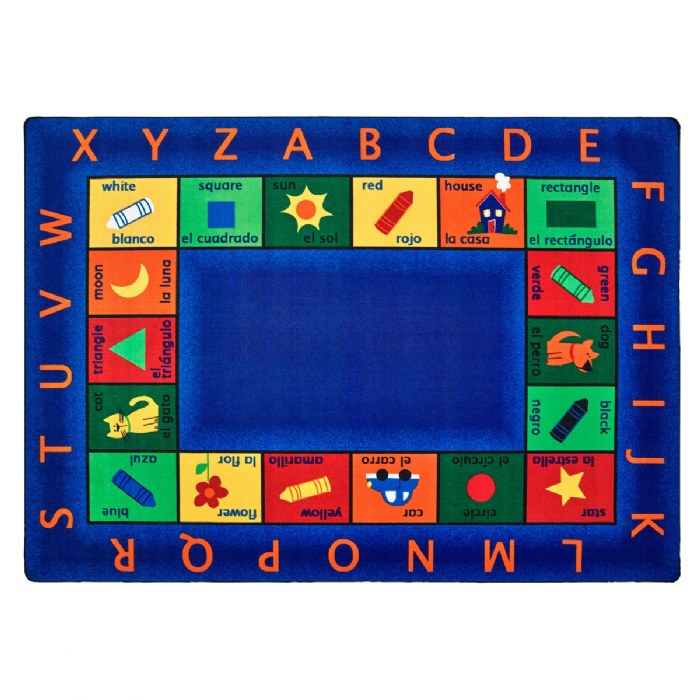 Primary Image of Bilingual Alphabet Carpet - Rectangle