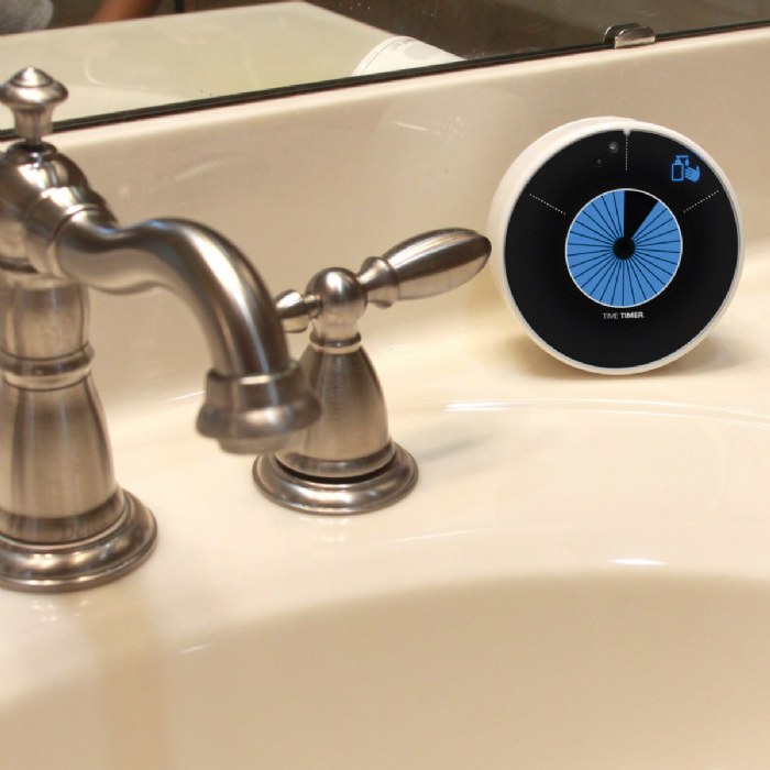 Alternate Image #1 of Touchless LED Handwashing Timer - Water Resistant