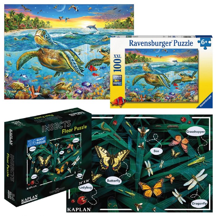 Primary Image of Discover New Places Floor Puzzles - Set of 2