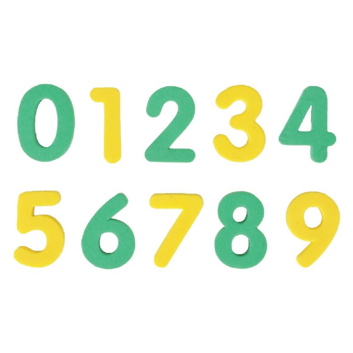 Alternate Image #1 of Magnetic Foam Numbers - 60 Pieces