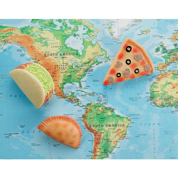 Alternate Image #1 of Sensory Play Stones: Foods of The World - 8 Pieces