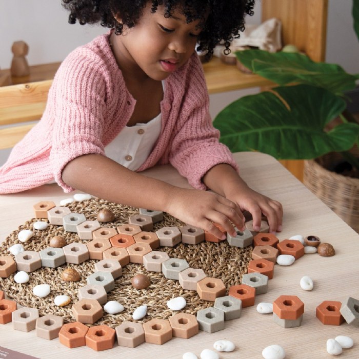 Alternate Image #1 of Little Pavers Block Builders - 60 Pieces