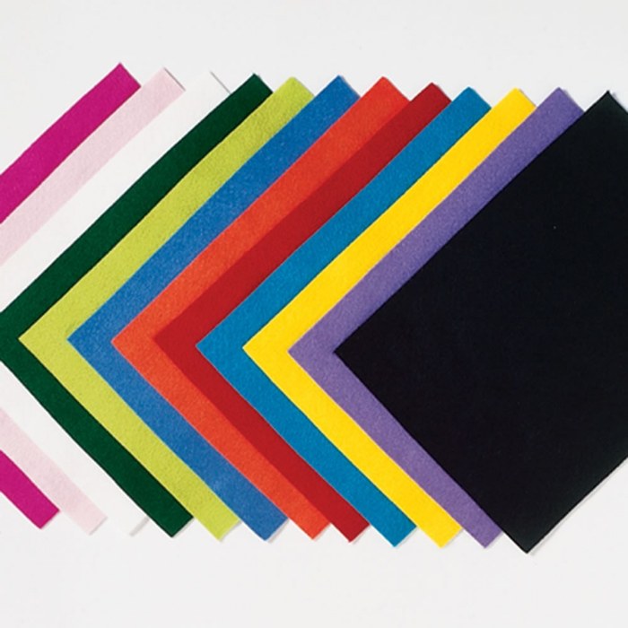 Primary Image of 9" x 12" Soft, Felt Sheets - 12 Sheets