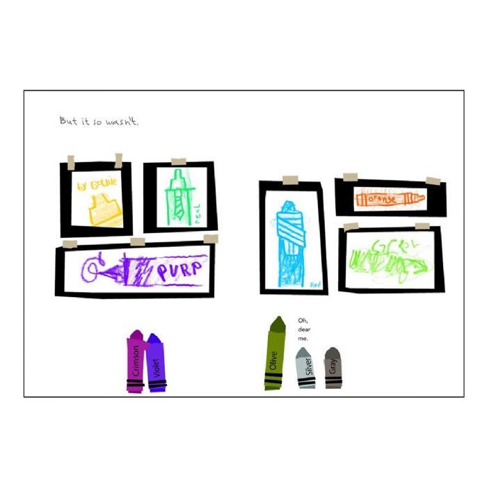 Alternate Image #1 of Red: A Crayon's Story - Hardcover