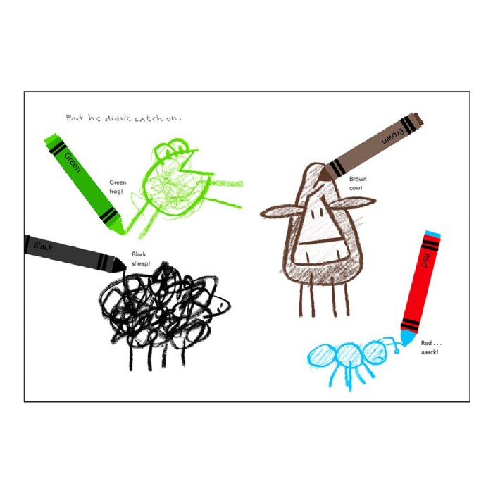 Alternate Image #1 of Red: A Crayon's Story - Hardcover