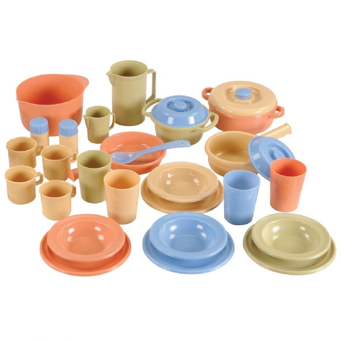 Alternate Image #1 of Toddler Kitchen Playset - 52 Pieces