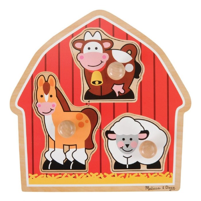 Alternate Image #1 of Jumbo Knob Puzzle Set - Set of 4