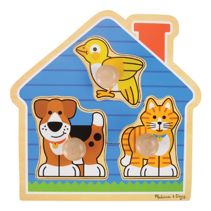 Alternate Image #1 of Jumbo Knob Puzzle Set - Set of 4