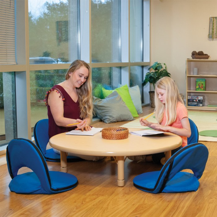 Alternate Image #1 of Go Anywhere Portable Chair - Blue