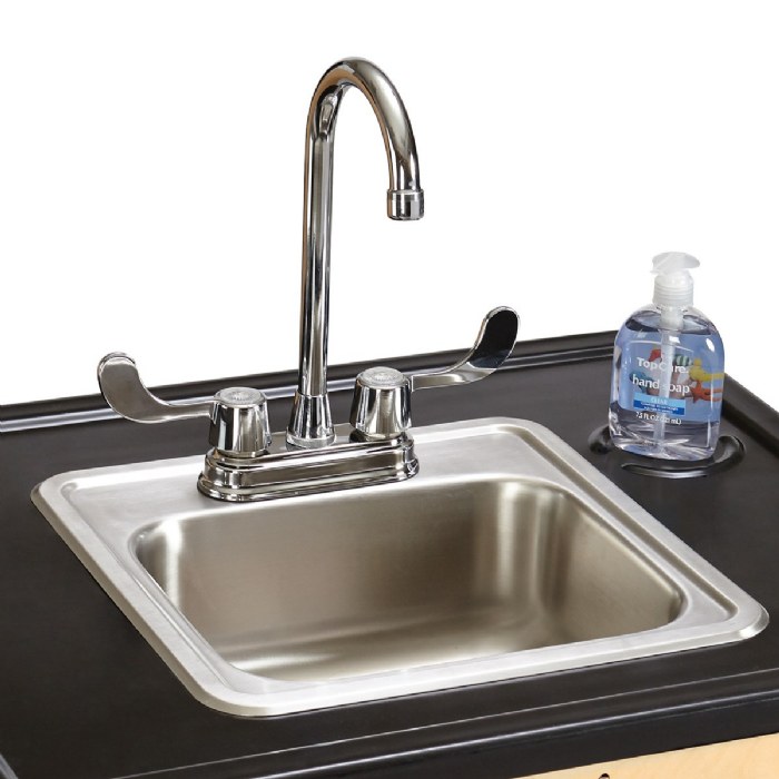 Alternate Image #1 of Clean Hands Helper Portable Sink - 38" Counter