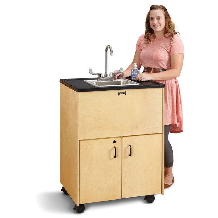 Alternate Image #1 of Clean Hands Helper Portable Sink - 38" Counter