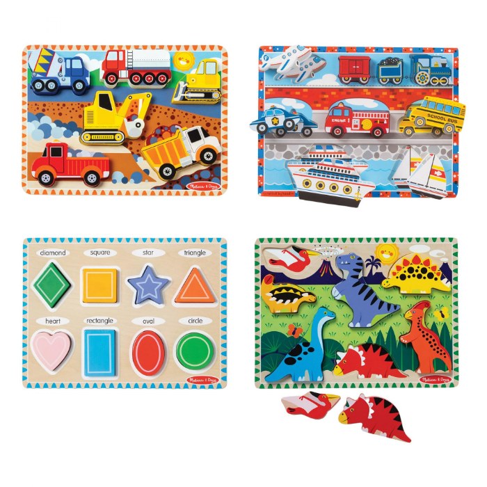Primary Image of Chunky Puzzle Set 2 - Set of 4 Puzzles
