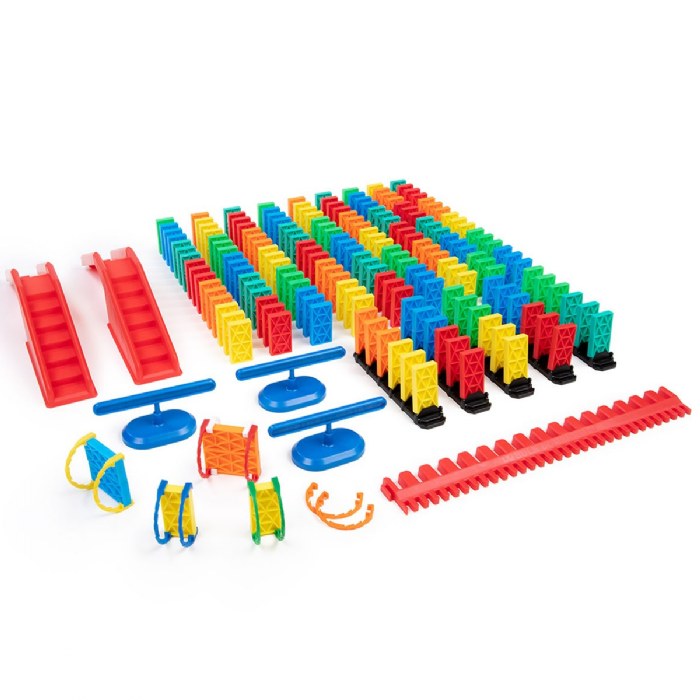 Alternate Image #1 of Kinetic Domino Toppling Kit - 204 Pieces