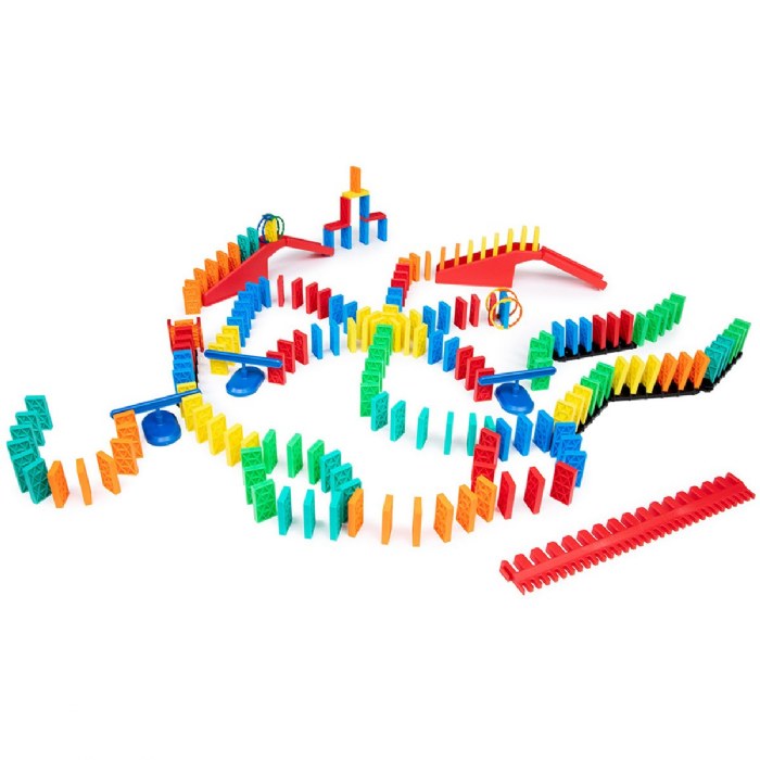 Alternate Image #1 of Kinetic Domino Toppling Kit - 204 Pieces